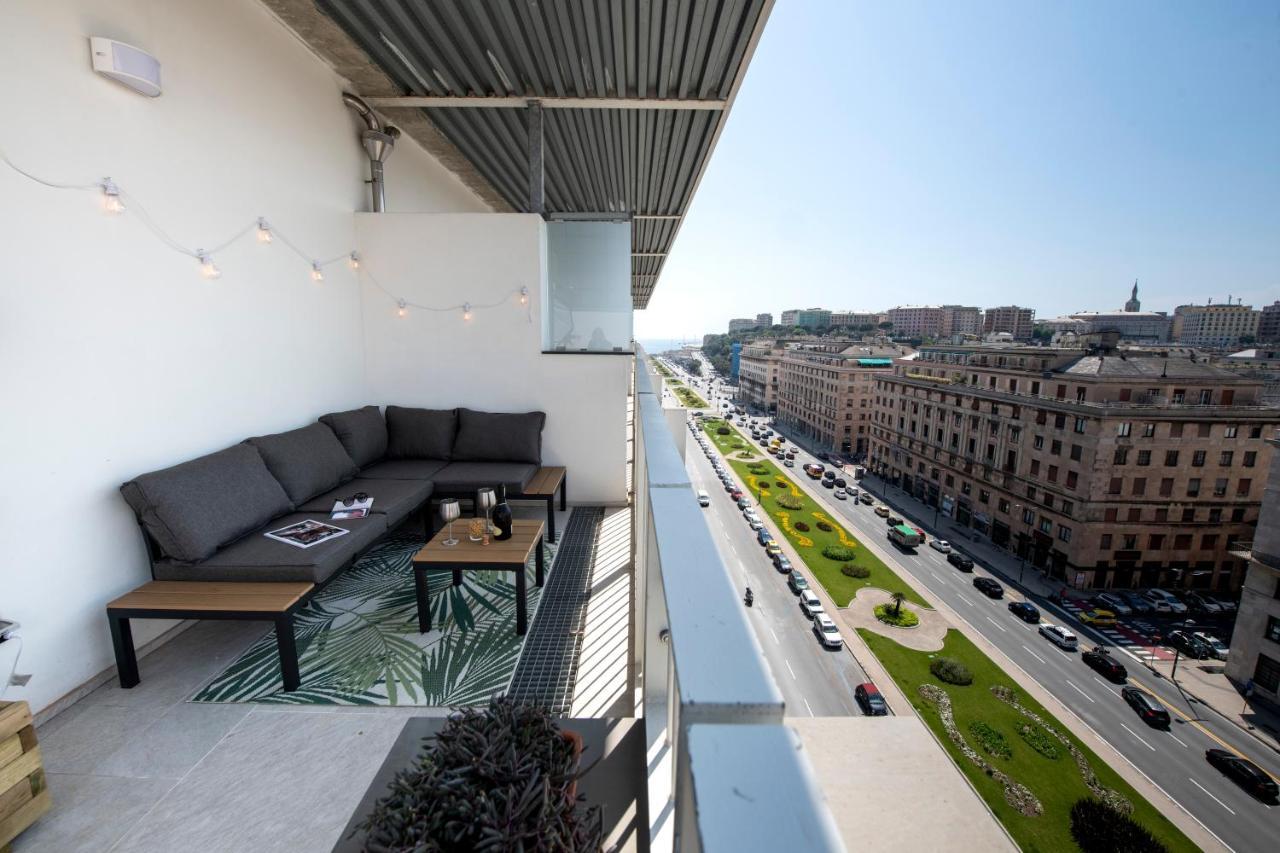 Attico Luxury Con Parcheggio E Terrazza Vista Mozzafiato Gênes